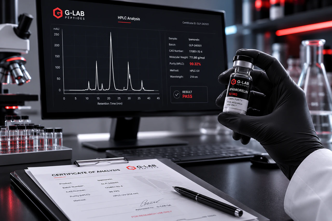 G-Lab HPLC analysis in the lab