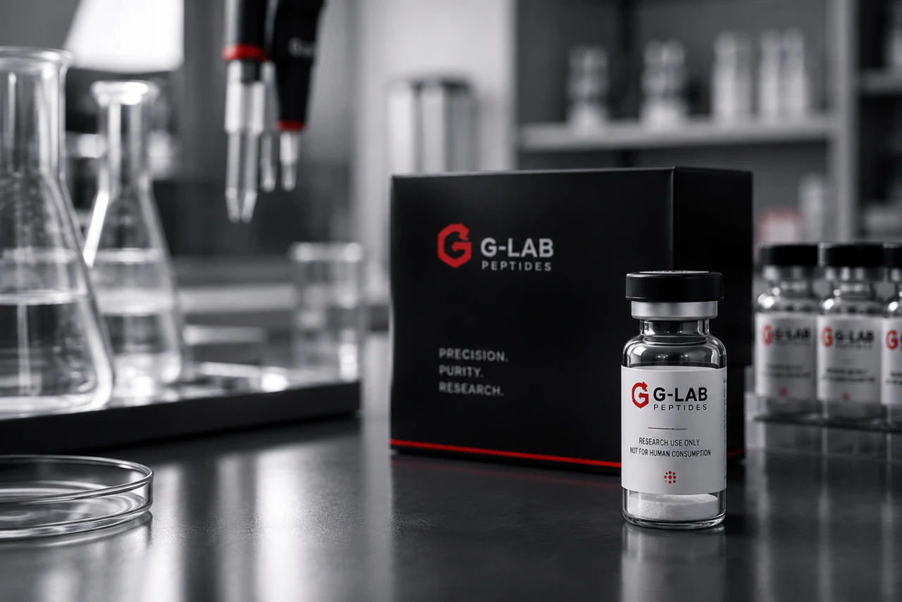 G-Lab Peptides packaging and vials