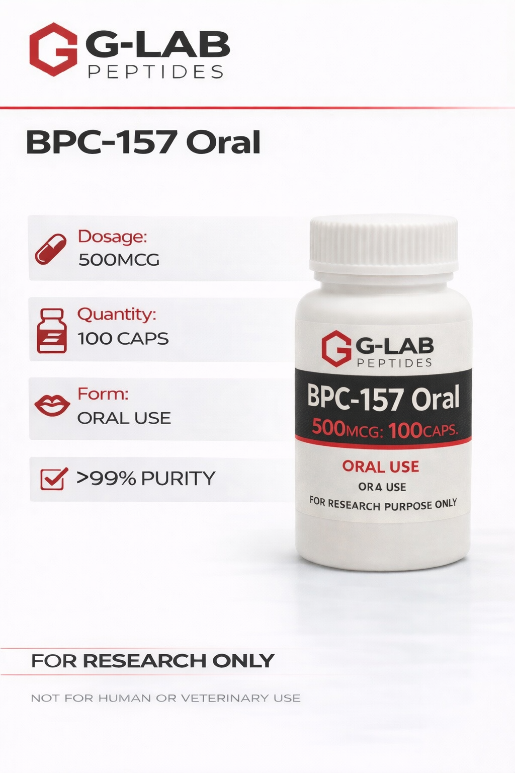 BPC-157 Oral (500mcg)
