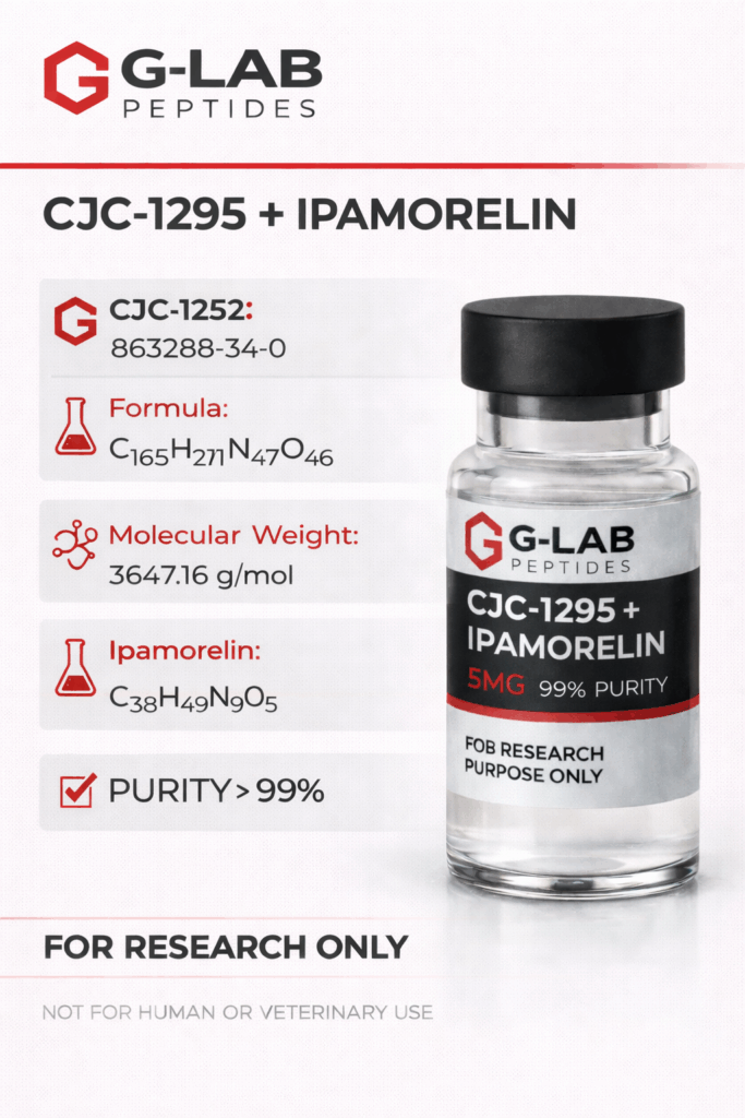 ipamorelin cjc CJC-1295 and Ipamorelin: Synergistic Peptides for Growth Hormone and  Recovery Research